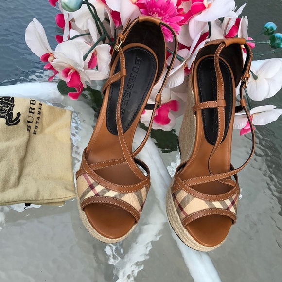 Burberry Shoes - Authentic Burberry wedges